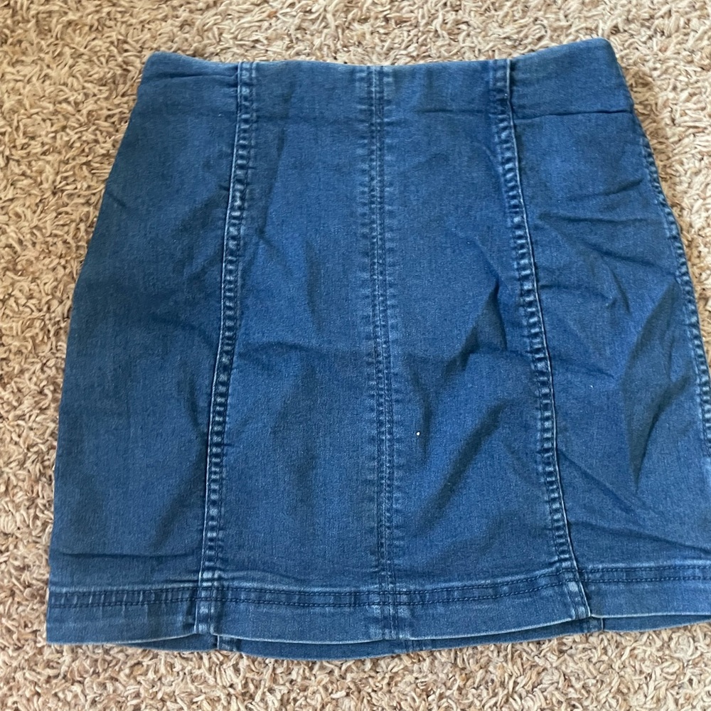 Free people Jean skirt